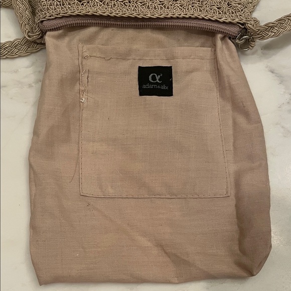 Elegant Tan Crochet Shoulder/crossbody Bag - Picture 7 of 9